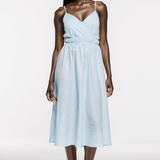 Sunday dress in light blue
