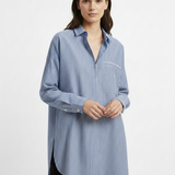 Striped tunic in blue