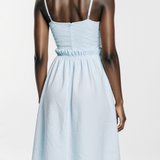 Sunday dress in light blue