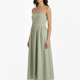 Riviera dress in olive