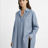 Striped tunic in blue