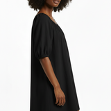 Everyday mini dress in black