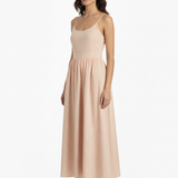 Riviera dress in peach