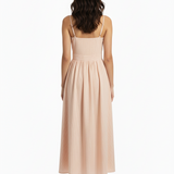 Riviera dress in peach