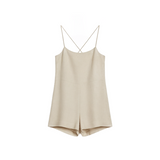 Mini romper in beige