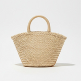 Straw market tote
