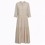 Market dress in beige