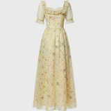 Floral chiffon dress