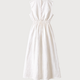 Portrait dress in ivory