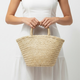 Straw market tote