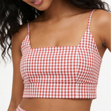 Checkered tank in red