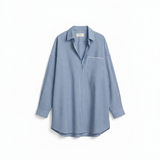 Striped tunic in blue