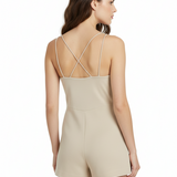 Mini romper in beige