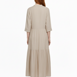 Market dress in beige