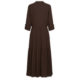 Market dress in brown