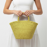 Straw market tote
