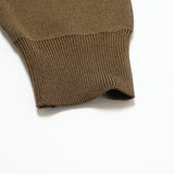Rainfall Knit Crew Stamp in Olive