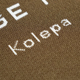 Rainfall Knit Crew Stamp in Olive
