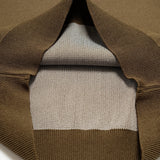 Rainfall Knit Crew Stamp in Olive