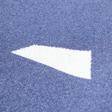 Rainfall Knit Crew Logo in Blue
