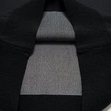 Rainfall Knit Polo in Black