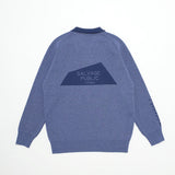Rainfall Knit Polo in Blue