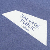 Rainfall Knit Crew Logo in Blue