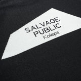Rainfall Knit Crew Logo in Black