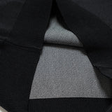 Rainfall Knit Crew Logo in Black