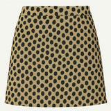 Polka dot mini in beige