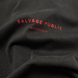 Brand Logo T-Shirt in Pigment Dye Black