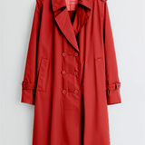 Classic trench in red