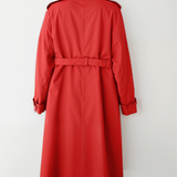 Classic trench in red