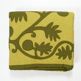 Quilt in Olive Green