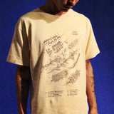 Flower T-Shirt in Greige