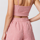 Checkered shorts